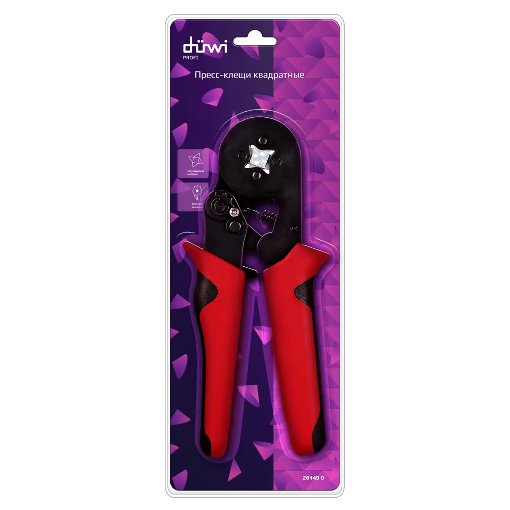 Пресс-клещи DUWI Profi для электромонтажа с квадратным обжимом 83732653 STLM-0043885 - Вид №3