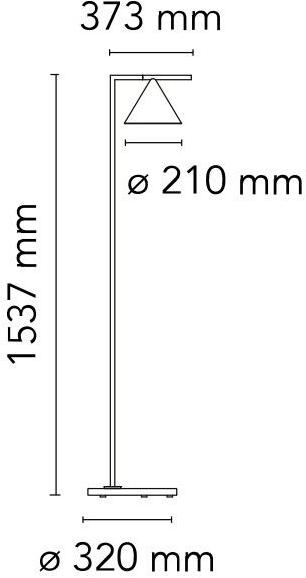 Flos Светодиодный торшер прямого света из алюминия Home collection - pavimento sun-id-1461324 - Вид №7