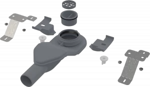 Экстра низкий сифон DN40 и комплект регулируемых ног