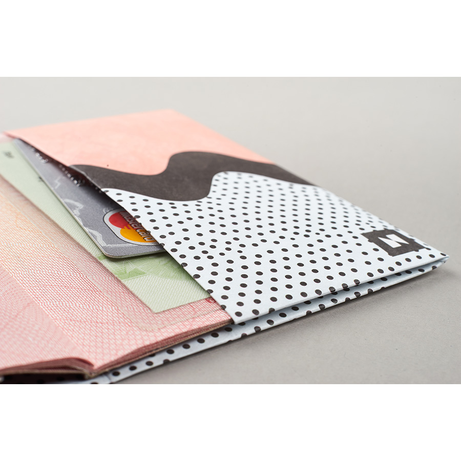 NC-127 Обложка на паспорт - new sweetdream; сделан из tyvek® New wallet  - Вид №4