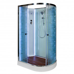 ЕМ4512 L N LED с гм. Душевая кабина DETO Серия EM