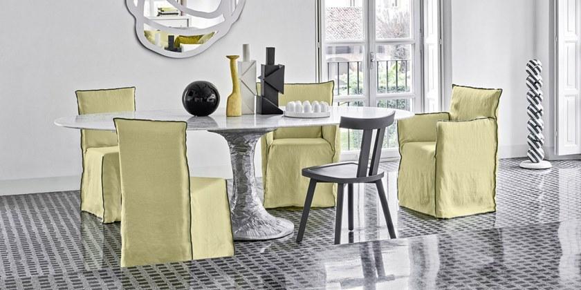 Gervasoni Ресторанный стул со съемной крышкой Ghost sun-id-1400968 - Вид №10