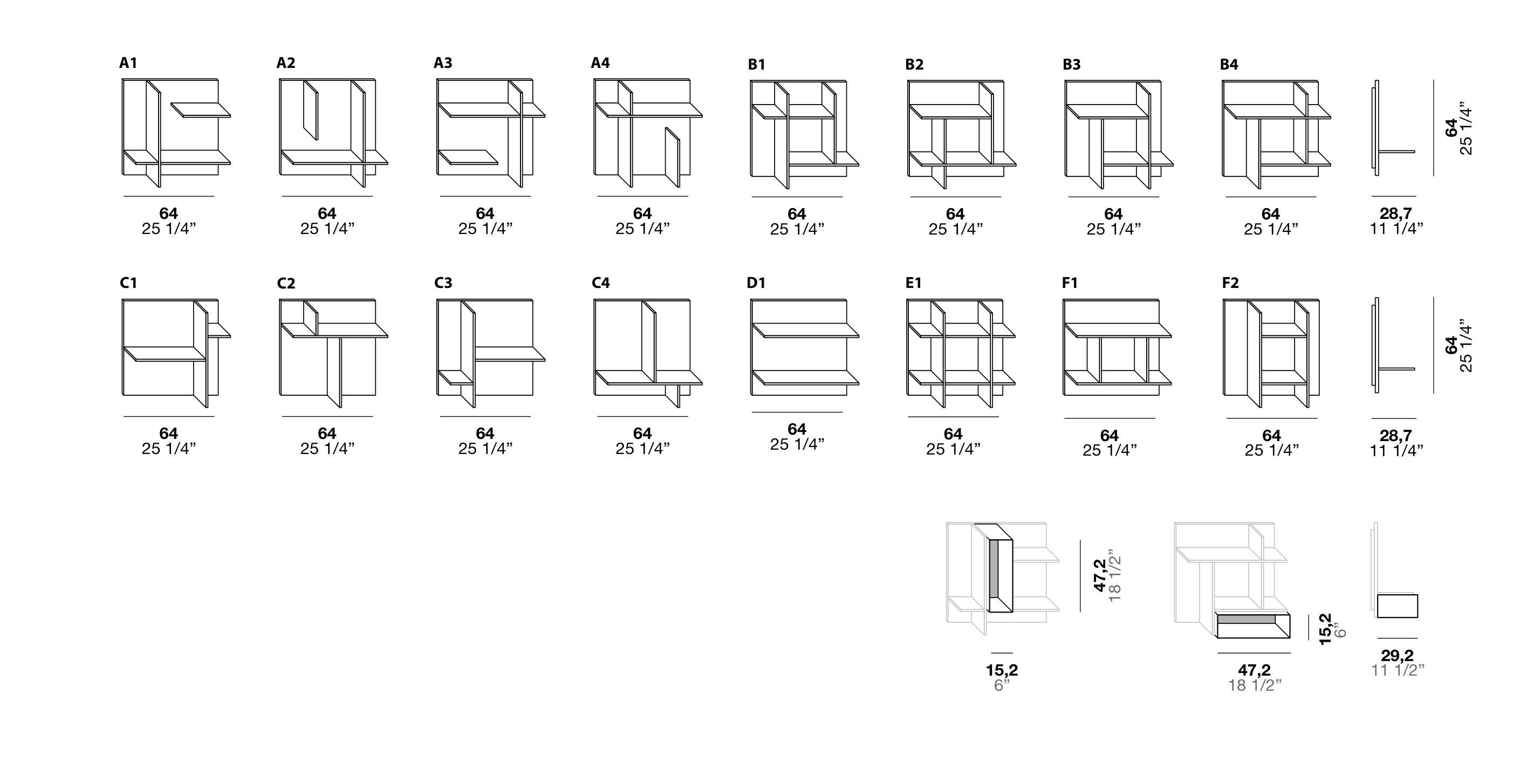 Деревянная полка Alf DaFrè FREE / POD ARCH-00120851 - Вид №1