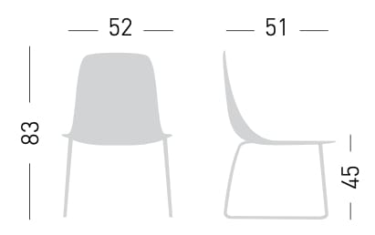 Стул для саней из инженерного пластика GABER Альгамбра ARCH-00094172 - Вид №4