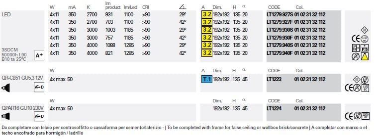 Окрашенный металлический поворотный встраиваемый прожектор Lucifero's Инки ARCH-00028209 - Вид №4