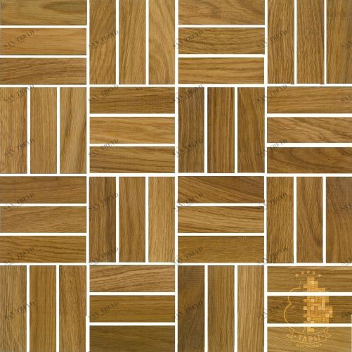 Мозаика и 3D панели из дерева Tarsi Паркет 302 Дуб Селект (Гладкая) 331х331 мм 1401100015