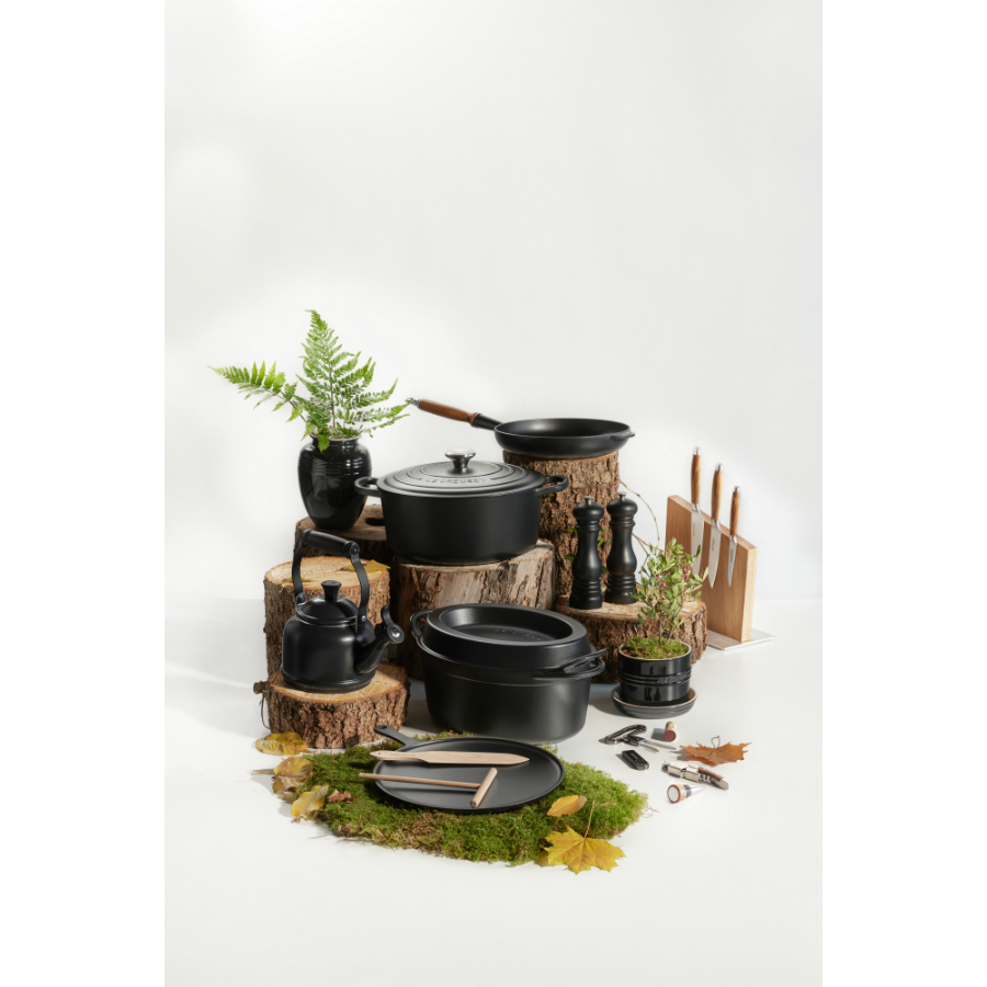 Сковорода чугунная Le Creuset с деревянной ручкой, Ø26 см, черная 20058260000460 - Вид №2