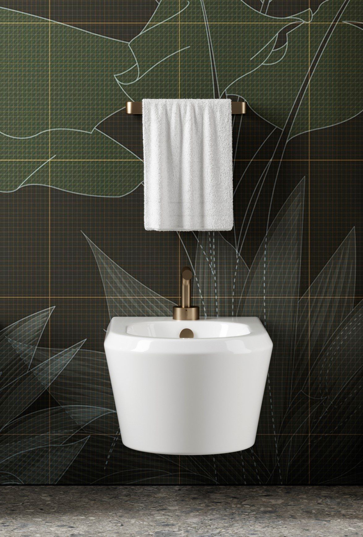 Керамическое подвесное биде GSG Ceramic Design Cruise ARCH-00145348