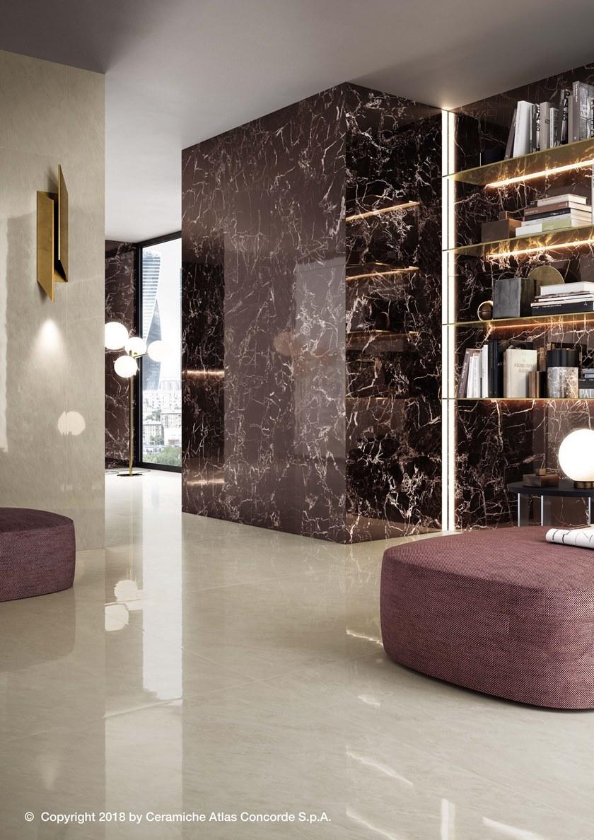 Atlas Concorde Белая плитка для стен с эффектом мрамора Marvel edge sun-id-1389286 - Вид №15