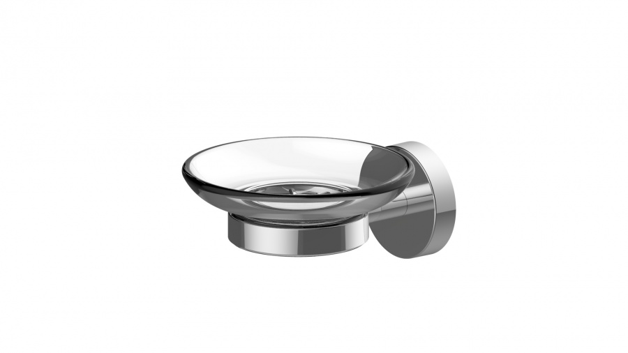 HASP34200 Стеклянная мыльница с настенным держателем Damixa Scandi Pro 