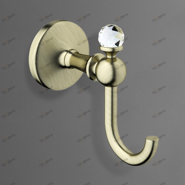 Крючок ART&MAX ANTIC CRYSTAL AM-E-2686BSJ-Br 