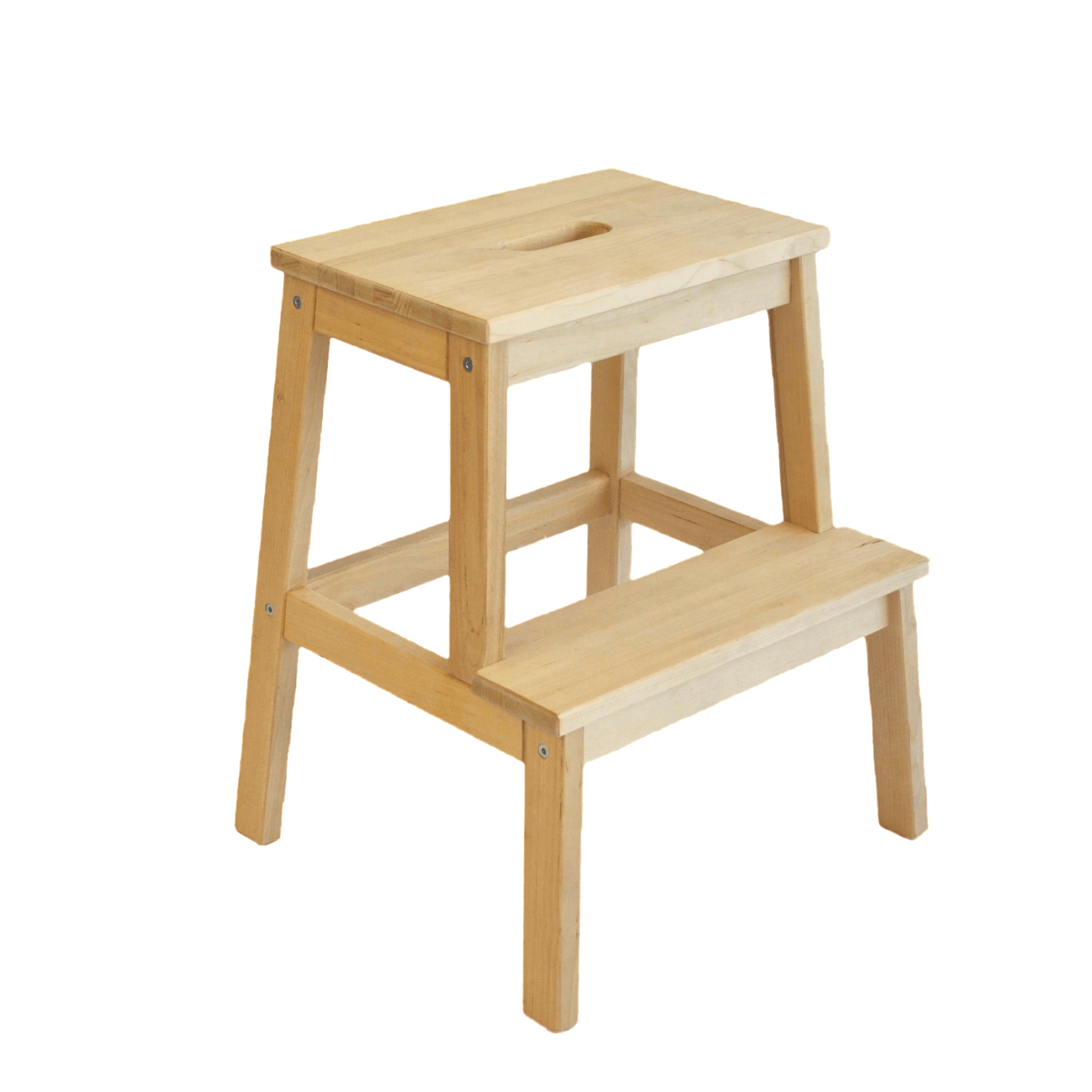 85469780 Табурет-стремянка 49.5x43x39 см каркас дерево цвет бежевый STLM-0062875 Santreyd  - Вид №1