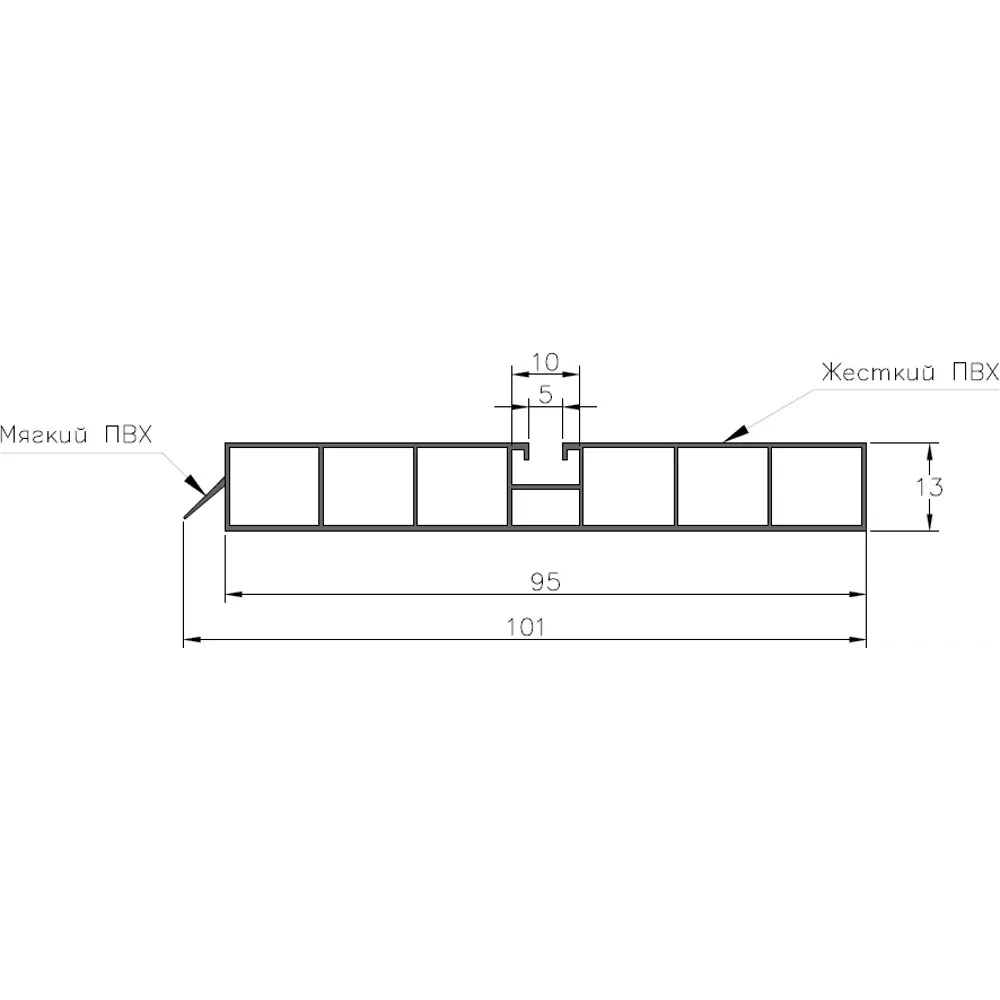 Цоколь для кухни KONSENSA 240x10 см ПВХ цвет топо 89441052 STLM-2037484 Santreyd  - Вид №5