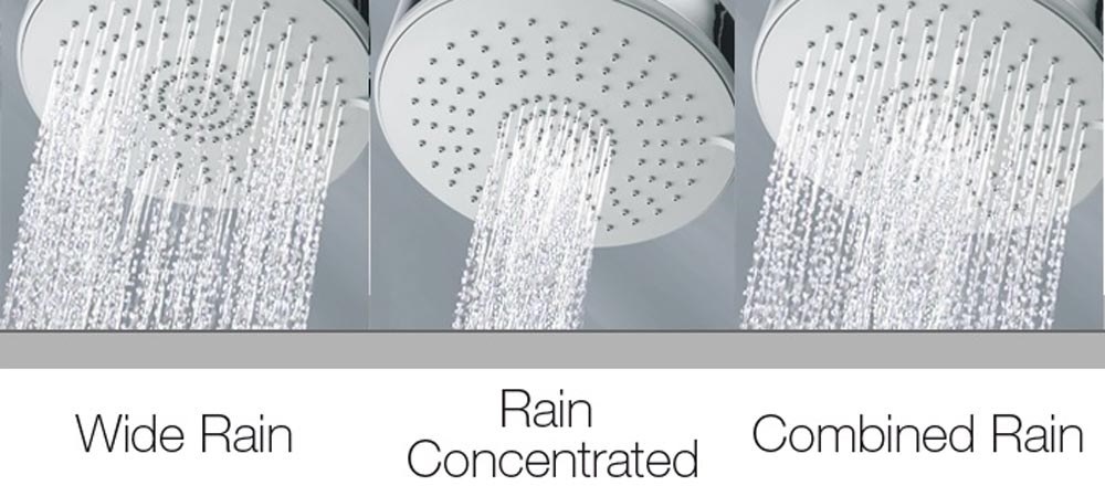 B00170 Душевая лейка DINAMICA/3 Ø 140 mm BOSSINI  - Вид №4