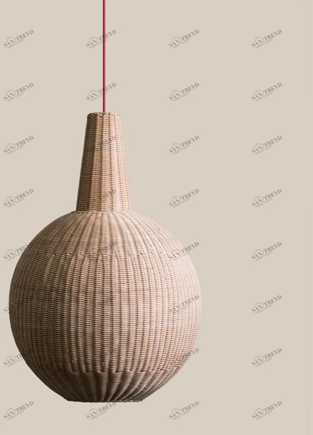 Bottega Intreccio Подвесной светильник с отраженным светом из лозы Caratteri sun-id-1515120