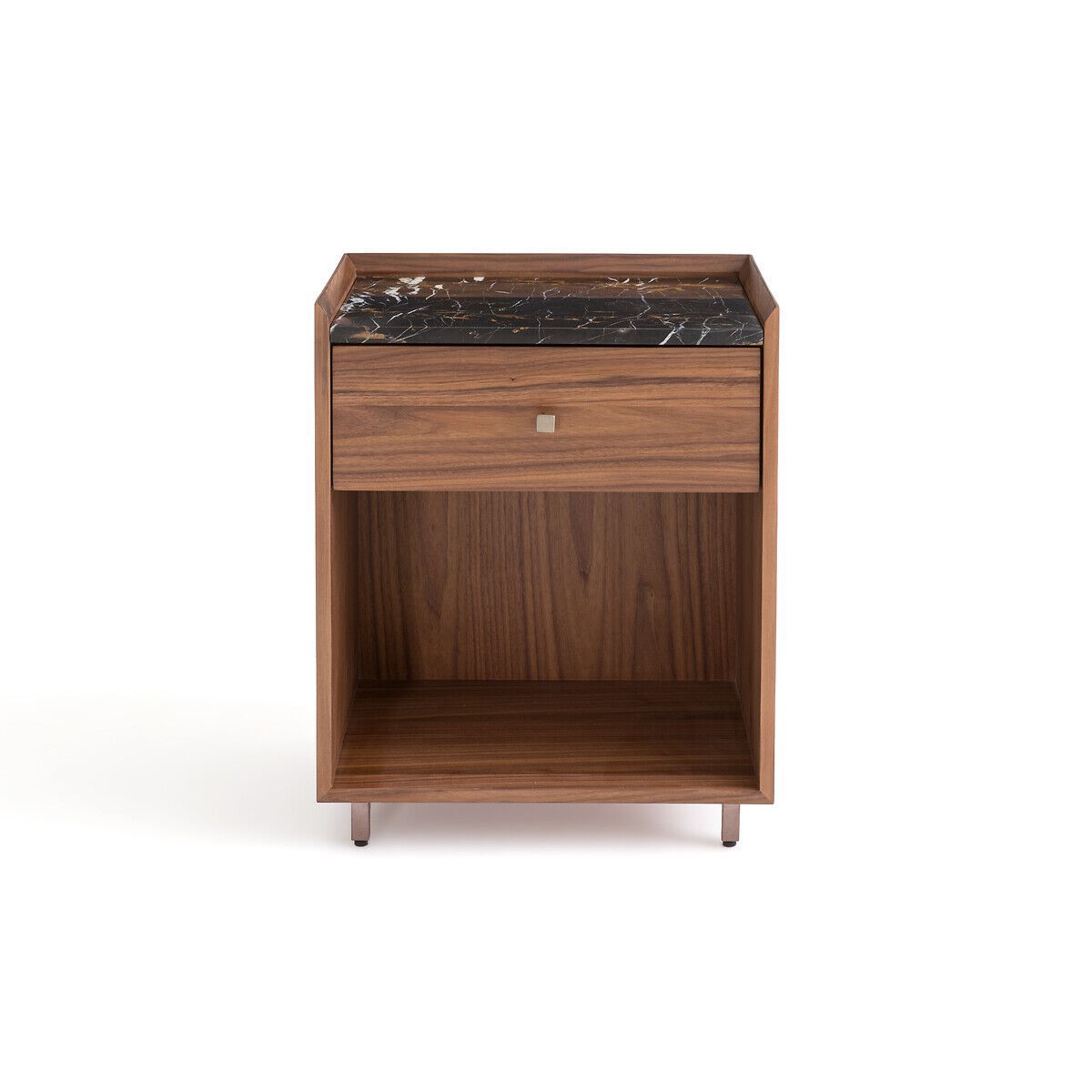 Деревянная и мраморная тумбочка с ящиками AMPM Noham ARCH-00089786 - Вид №2