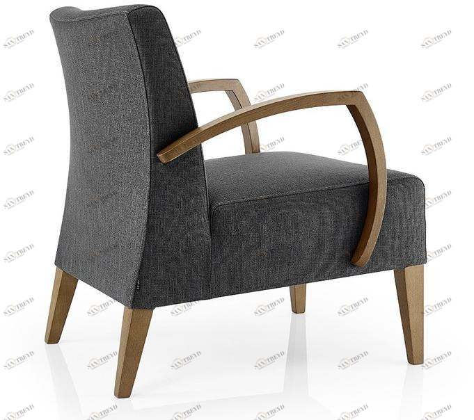 JMS Кресло из ткани с подлокотниками Cassis M 292