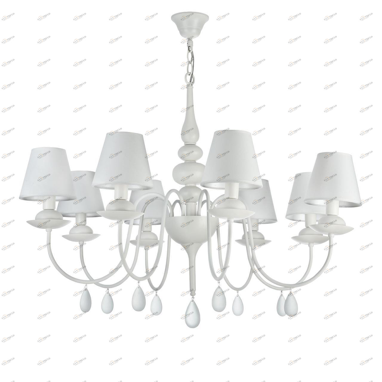 Подвесная люстра Freya Eliza FR5756-PL-08-W FREYA ДИЗАЙНЕРСКИЕ, ELIZA 186868 Белый 