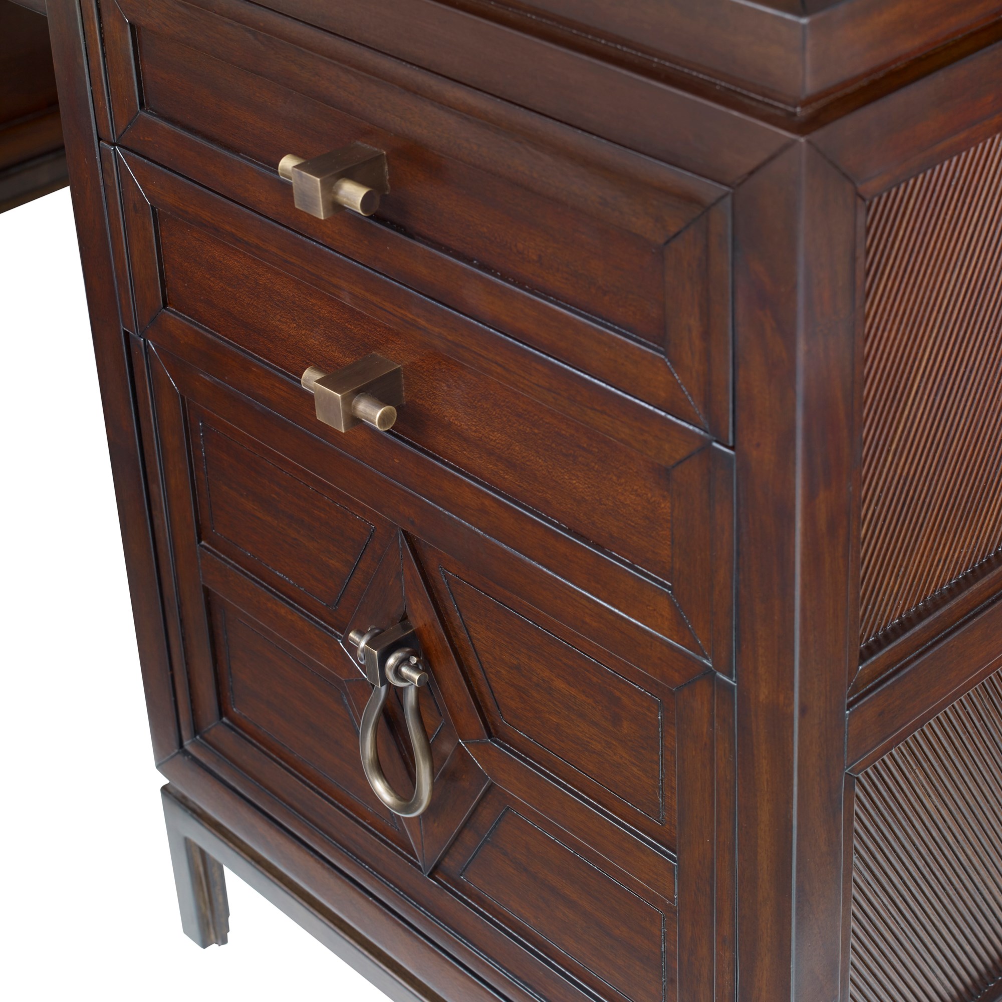 Столы 04602-320-374 Diamond Executive Desk - Dark Ambella  - Вид №6