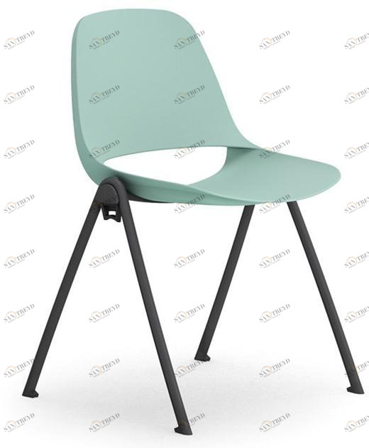 Leyform Эргономичное штабелируемое кресло из стали и полипропилена Cosmo 0310w