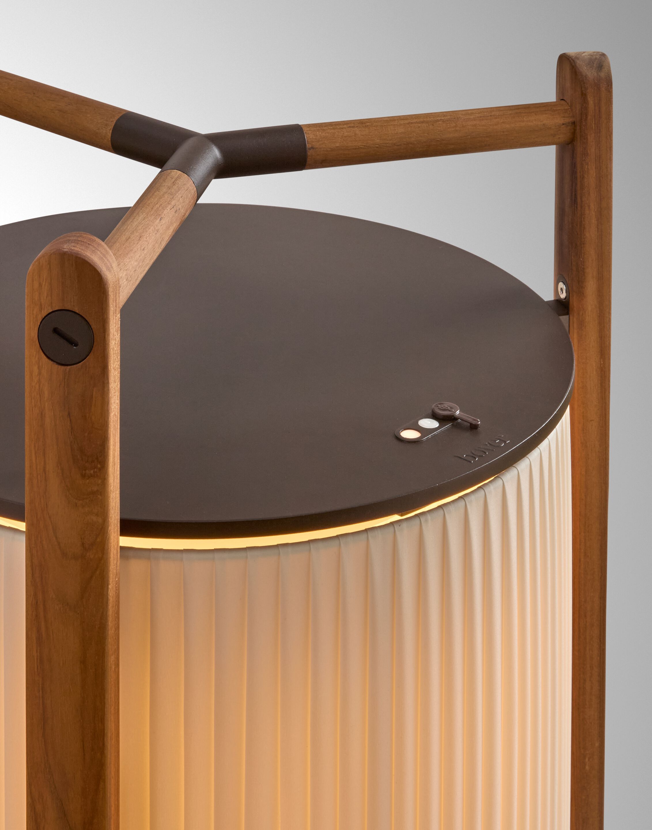 Деревянный светодиодный торшер с регулируемой яркостью Bover Kando ARCH-00053849 - Вид №9