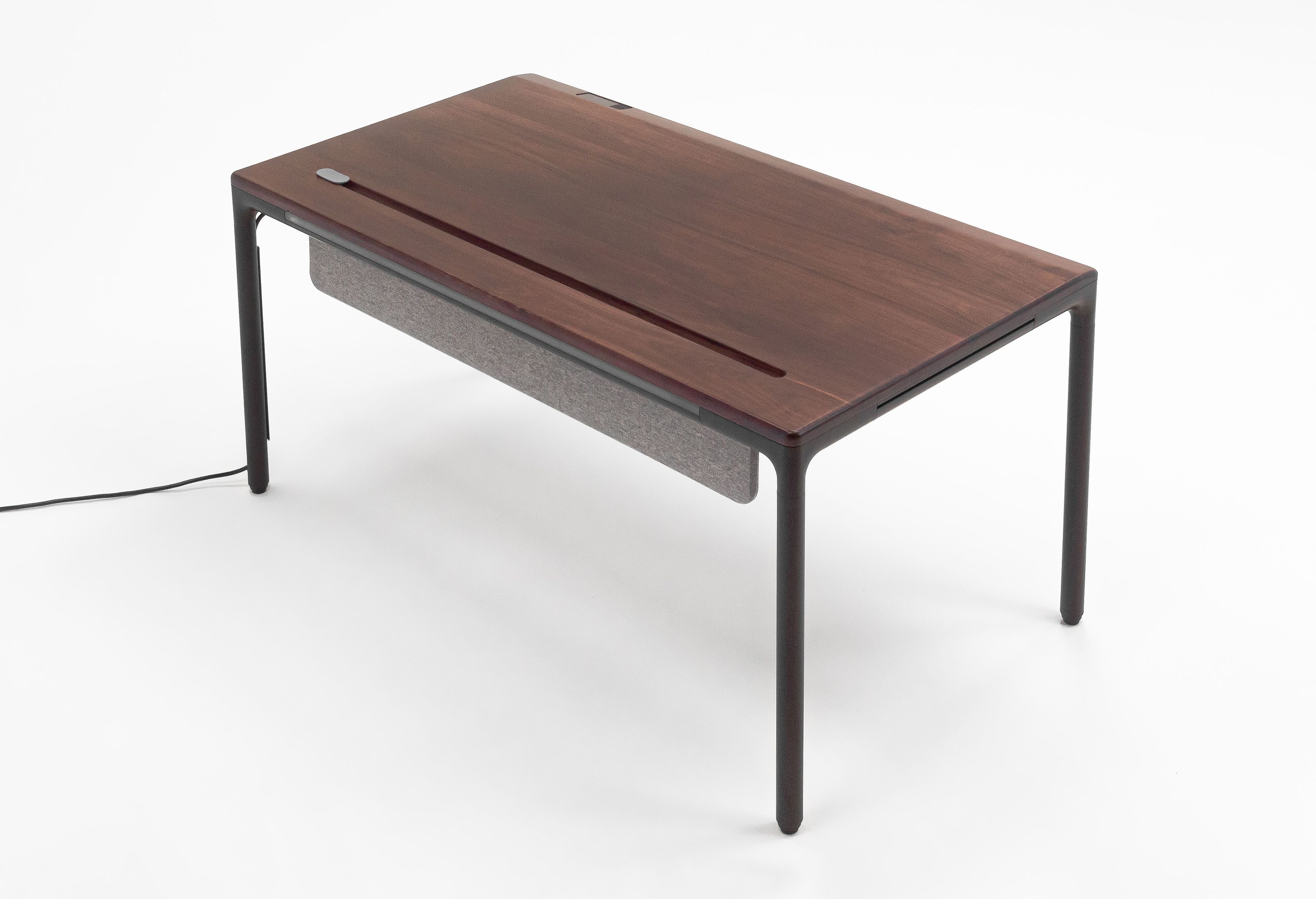 Стол с регулируемой высотой из грецкого ореха Beflo TENON PREMIUM ARCH-00051185 - Вид №6