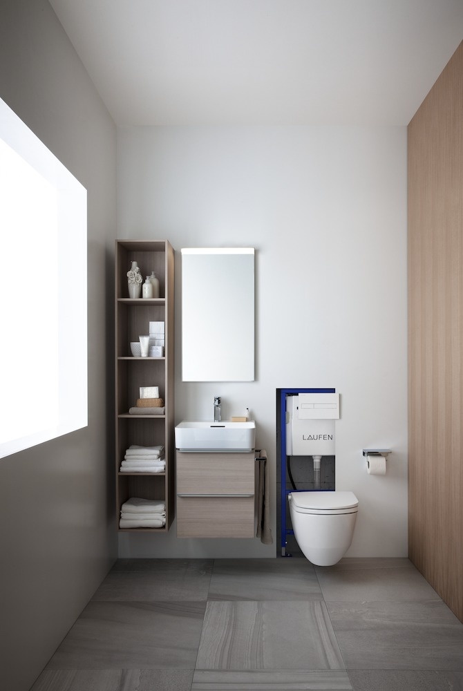 H8206917160001 Подвесной безободковый унитаз-биде с пультом дистанционного управления, с сиденьем и крышкой LAUFEN PRO - Вид №22