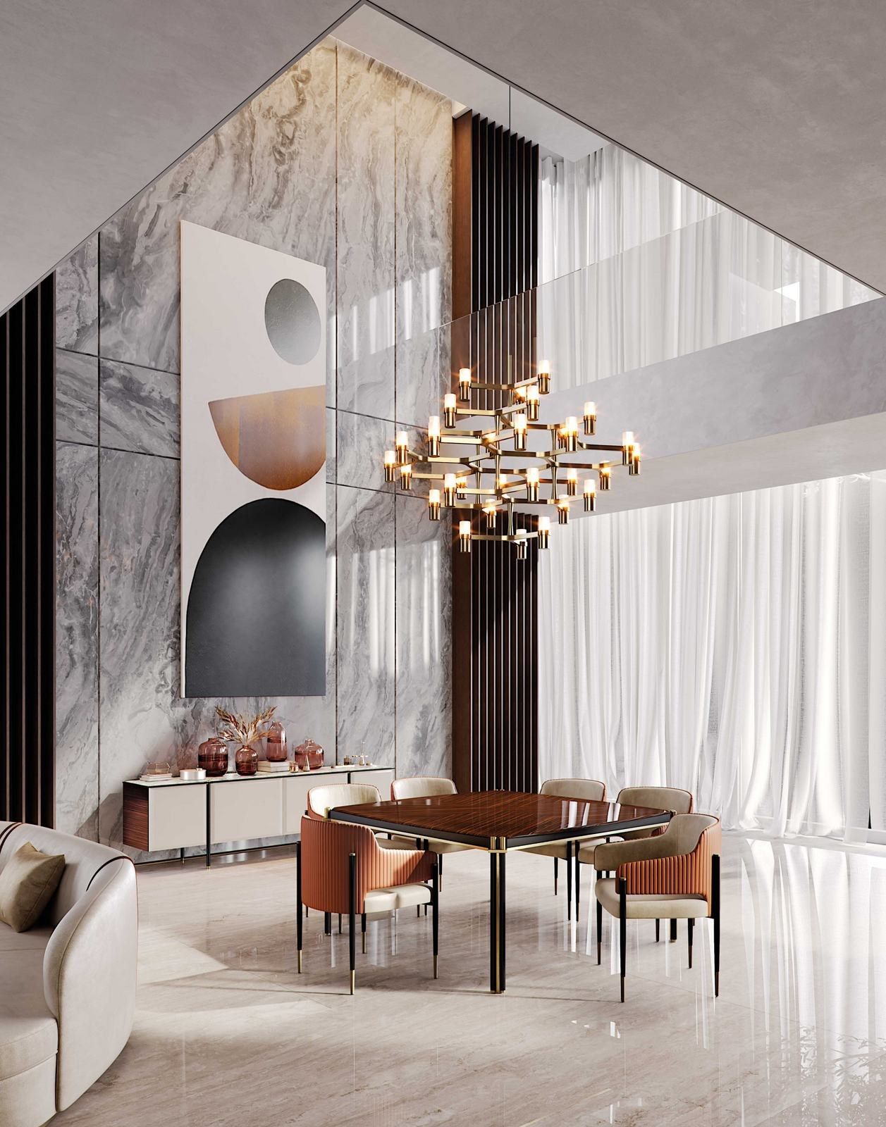 Мебель из дерева и мрамора с распашными дверями Capital Collection ARCH-00084573 - Вид №5