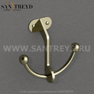 742491 Крючок, цвет Золотистый Kerasan ACCESSORIES Италия