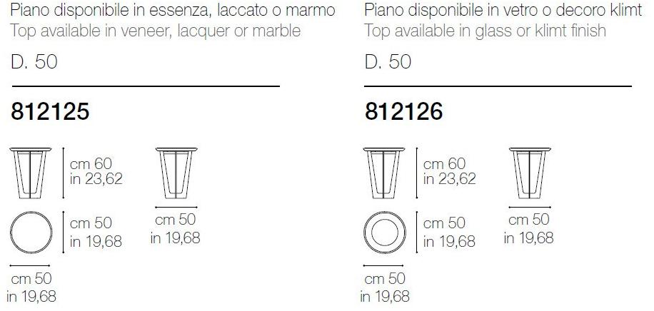 Grilli Круглый журнальный столик для гостиной Octopus 812125/-26 - Вид №3