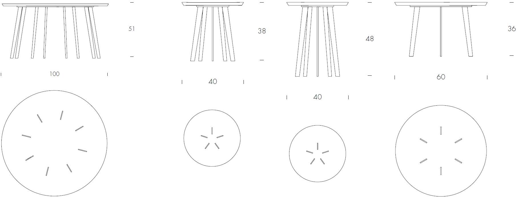 Tonin Casa Журнальный столик из мрамора с подносом  T6253  - Вид №5