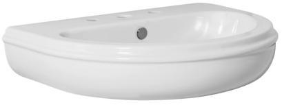CHLP07051T0M Подвесная раковина настенная круглая Azzurra Ceramica CHARME белая