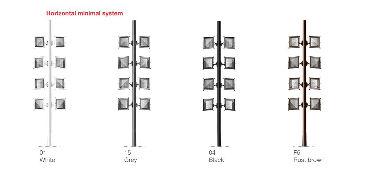 Литой алюминиевый светодиодный уличный фонарь iGuzzini слиток ARCH-00008968 - Вид №2