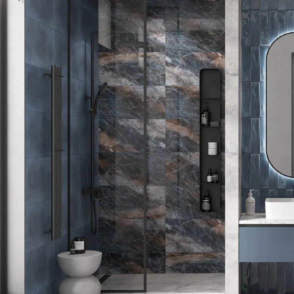 Плитка настенная KREAFORTA Cascada 29.8x59.8 см 1.425 м² глянцевая цвет многоцветный 89440744 STLM-2143795