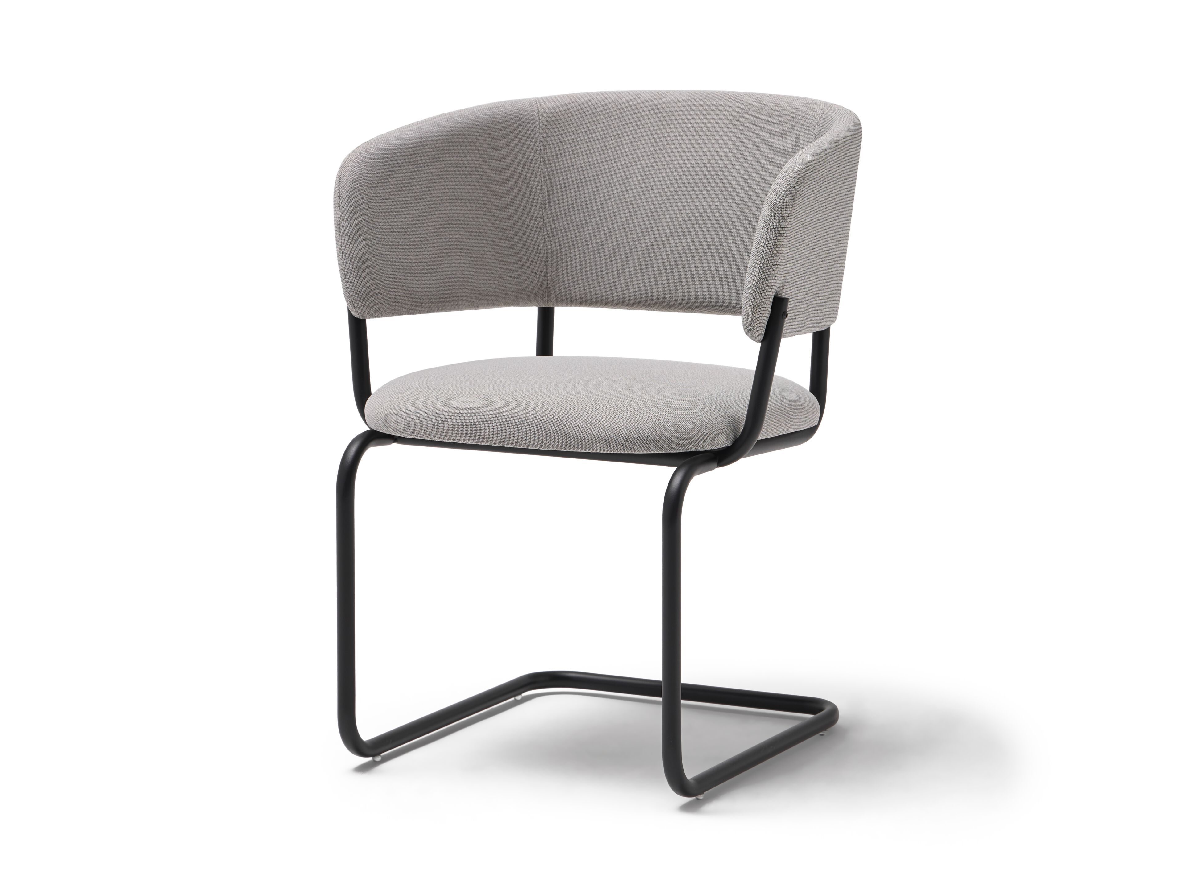 Тканевый консольный мягкий стул с подлокотниками Blasco&Vila RC Metal ARCH-00106942