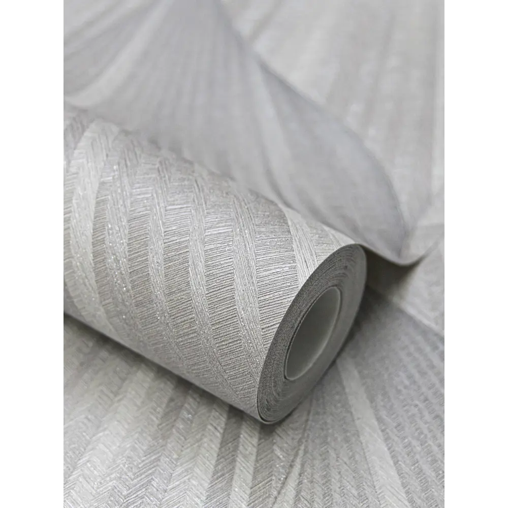 WALLSECRET Montana - Флизелиновые обои серые с растительным орнаментом 89389728 STLM-1570504 - Вид №2