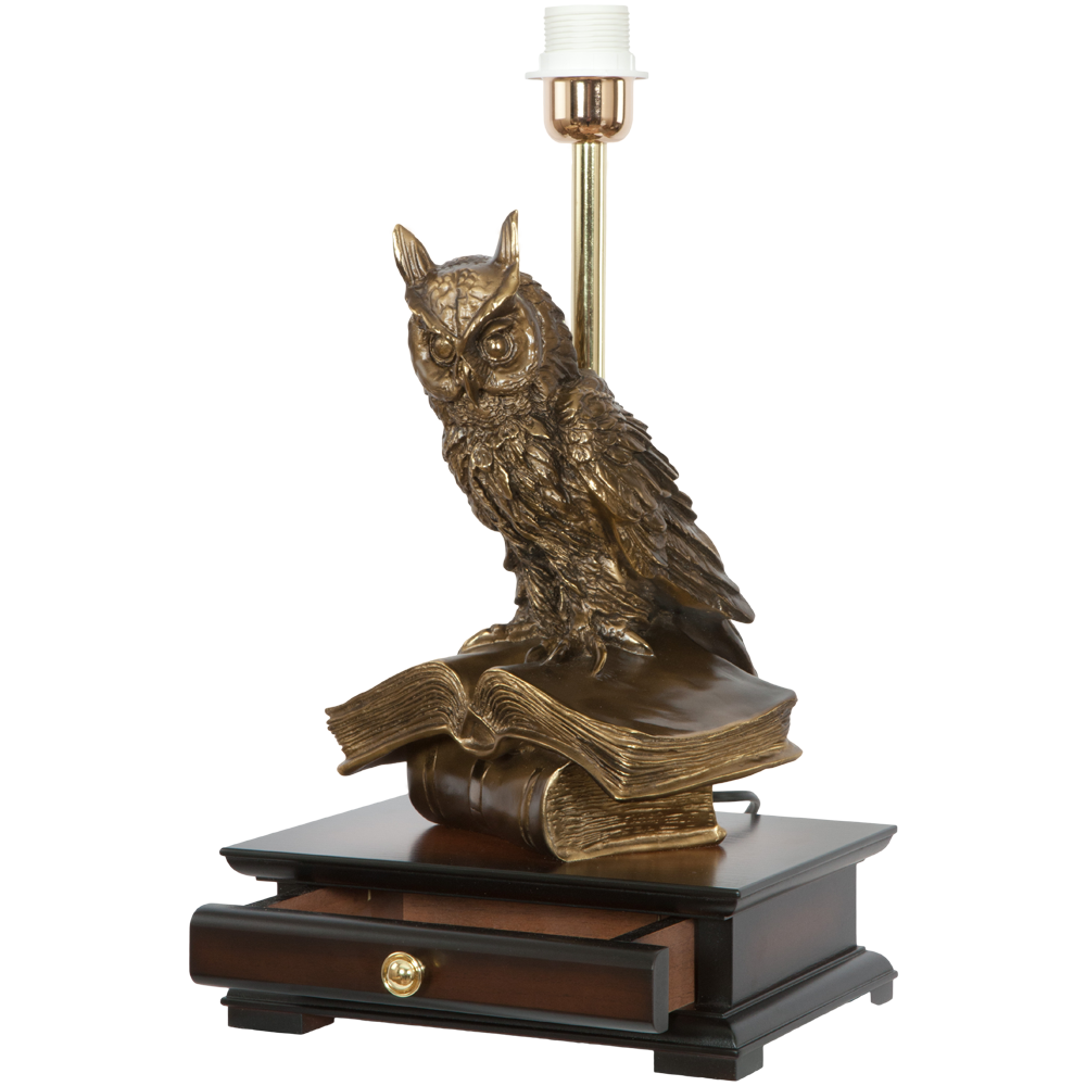 33006/1,34057 Настольная лампа с бюро Ученый Филин Тюссо Поталь BOGACHO 4627138211540, 4627138151136 - Вид №5