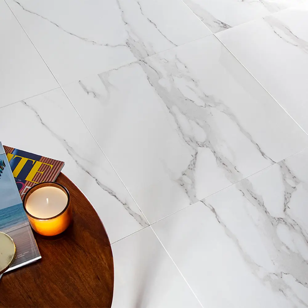 Керамогранит INCOLOR Thasos - белый мрамор 60×60 см для изысканных интерьеров 82595112