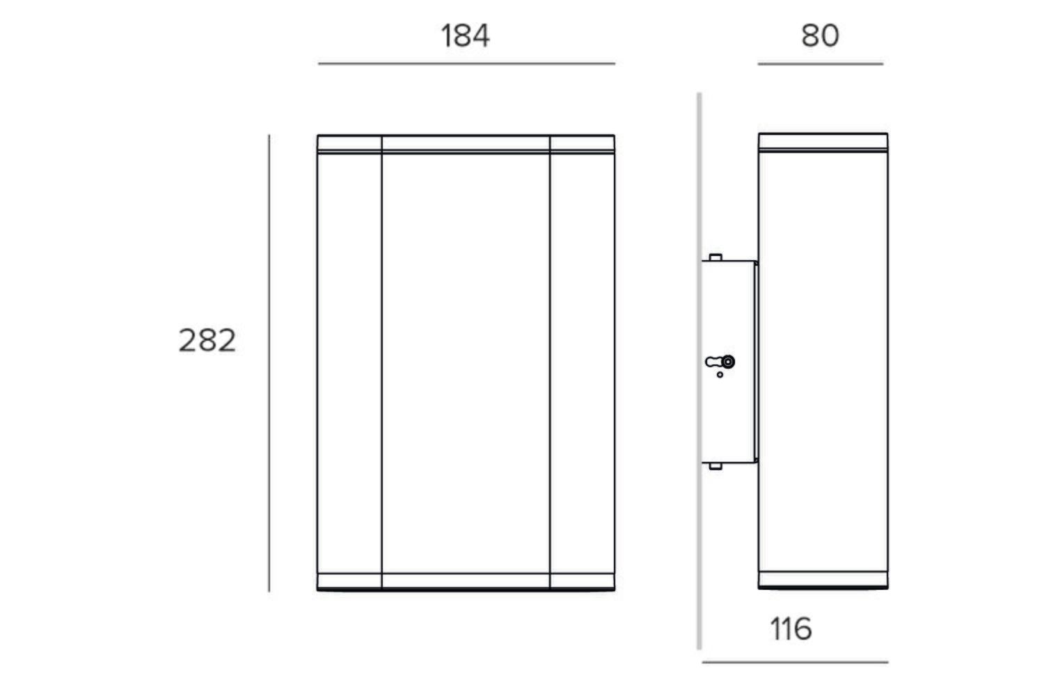 Алюминиевый светодиодный наружный настенный светильник TARGETTI стилус ARCH-00092236 - Вид №4