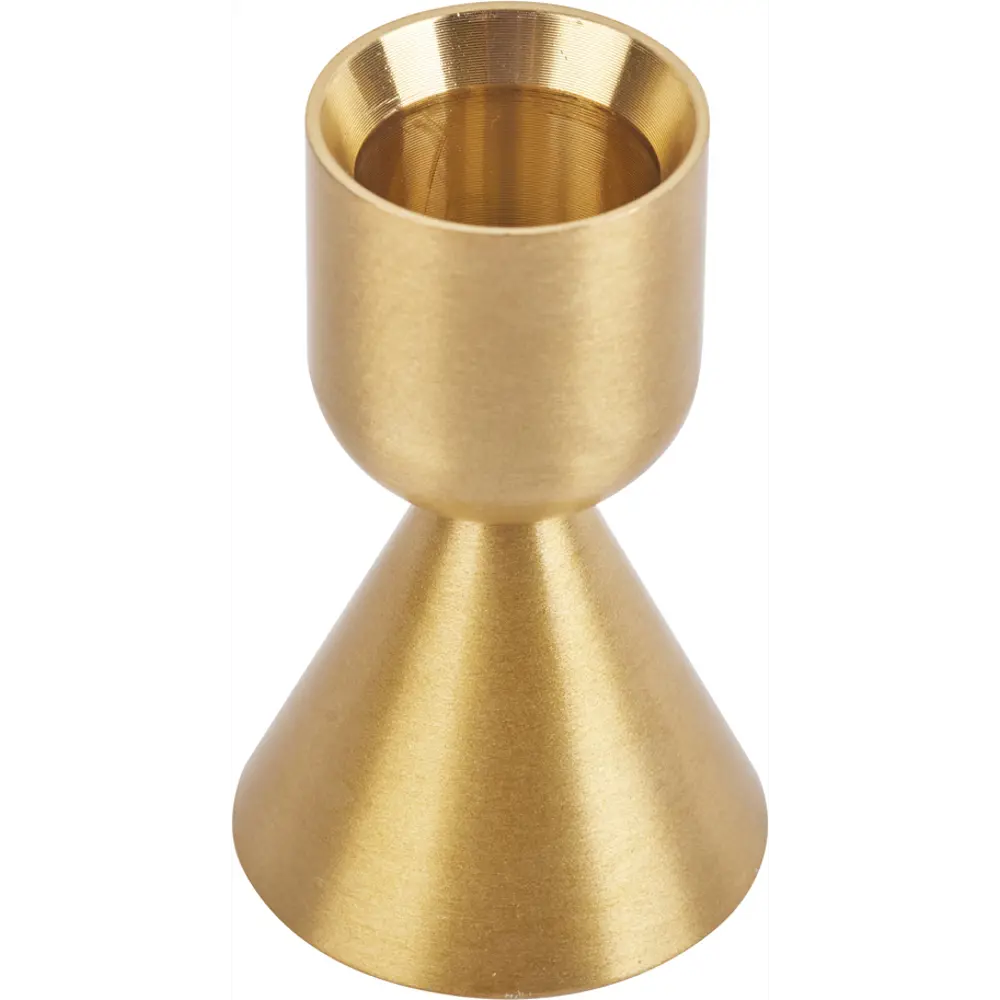 Подсвечник металл 6.5 см цвет золотой Santreyd STLM-2160649 - Вид №1