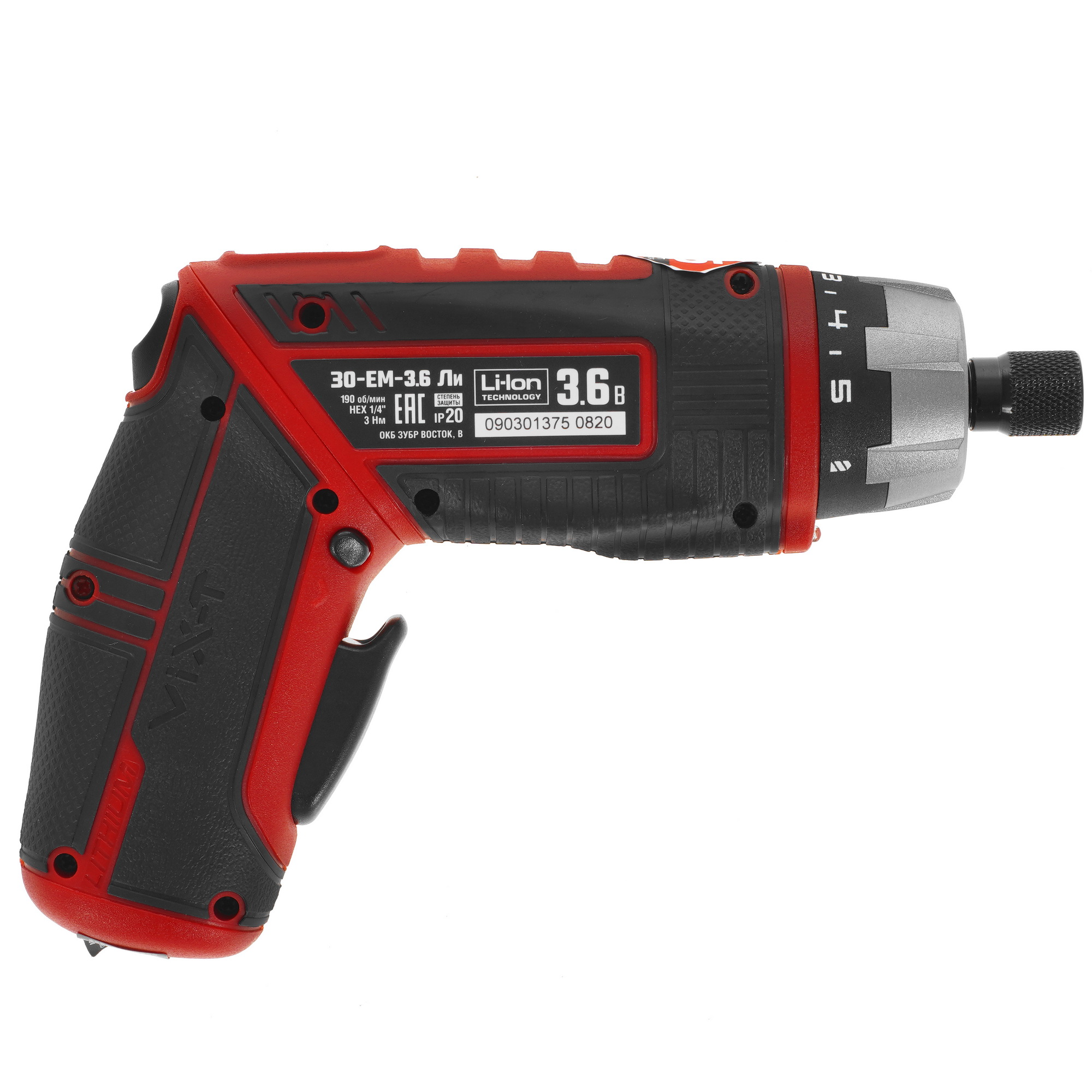 Аккумуляторная отвертка Зубр ViX-T 5320548 STDN-0096311 - Вид №1