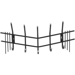 Вешалка Sheffilton Чайка цвет чёрный/серый
