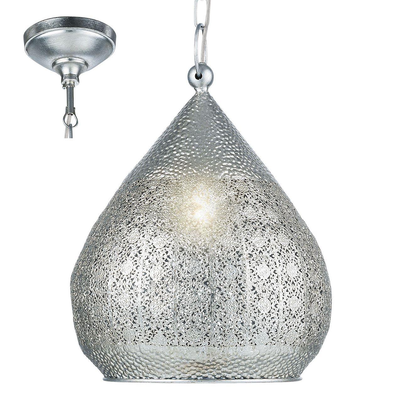 Подвесной светильник Eglo Melilla 49716 EGLO ДИЗАЙНЕРСКИЕ, MELILLA 073214 Серебро  - Вид №1