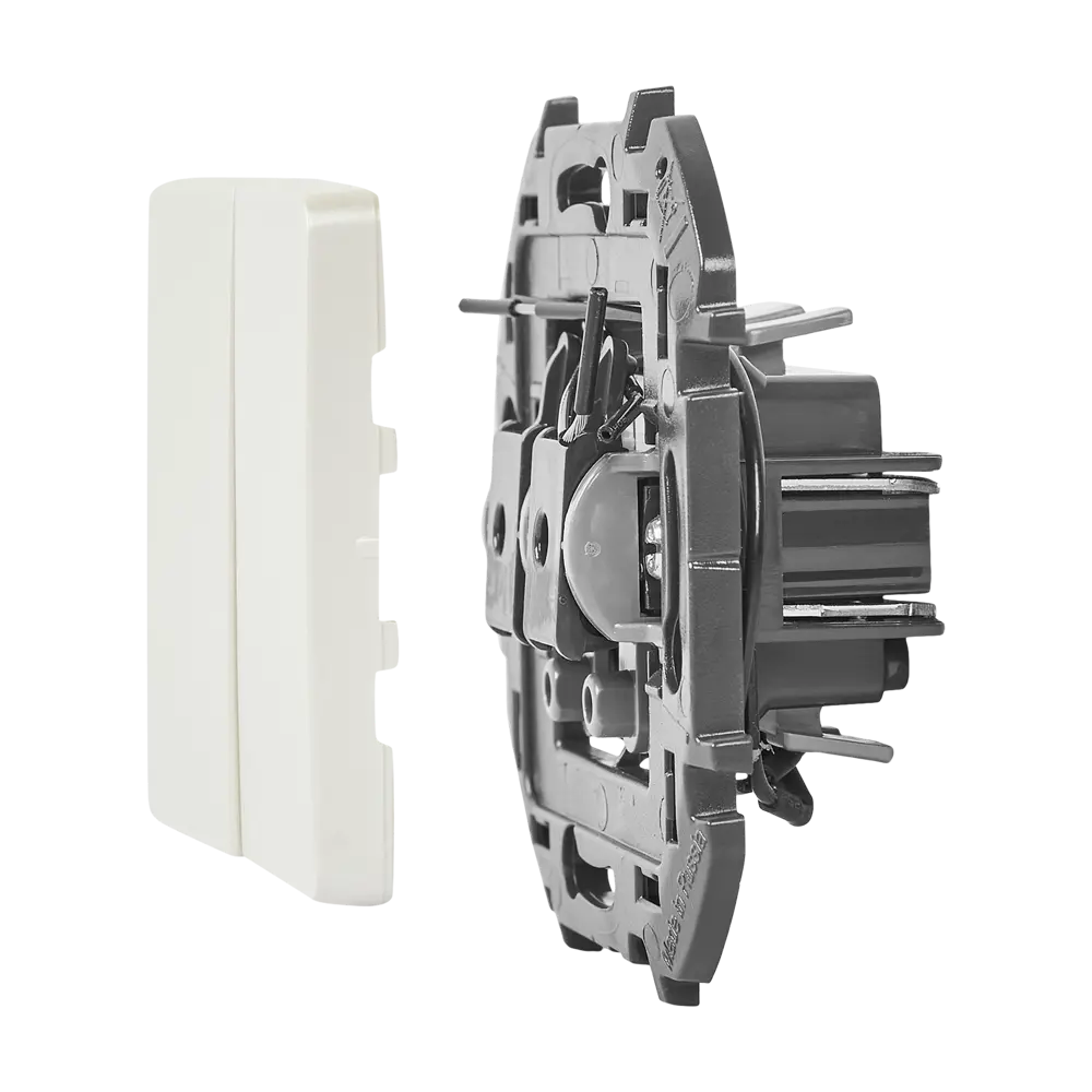 LEXMAN LILIAN — двухклавишный выключатель скрытого монтажа в жемчужном исполнении 86761701 STLM-1102252 - Вид №5