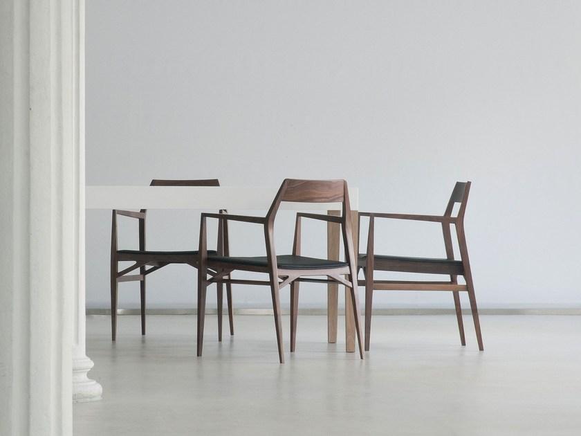 Branca Lisboa Стул из бука с подлокотниками sun-id-1363745 - Вид №1