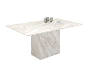 Прямоугольный мраморный обеденный стол