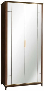 2492 Шкаф двухстворчатый с зеркалами Модерн Дуб Гладстоун R-HOME