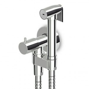 Z93994 Запорный кран 1/2 '' со встроенной вешалкой для душа, ручной душ с кнопкой, гибкость 1500 мм. Zucchetti Articoli vari