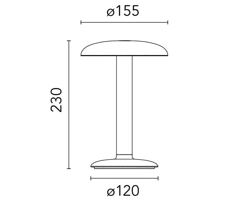 Светодиодная настольная лампа с батарейным питанием In Stock Flos ARCH-00065043 - Вид №3
