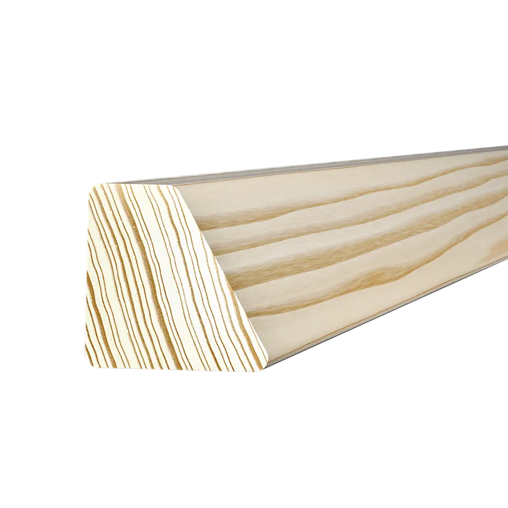 Брусок скошенный сращенный 40x40x3000 мм хвоя сорт Экстра без сучков АРЕЛАН STLM-2122977